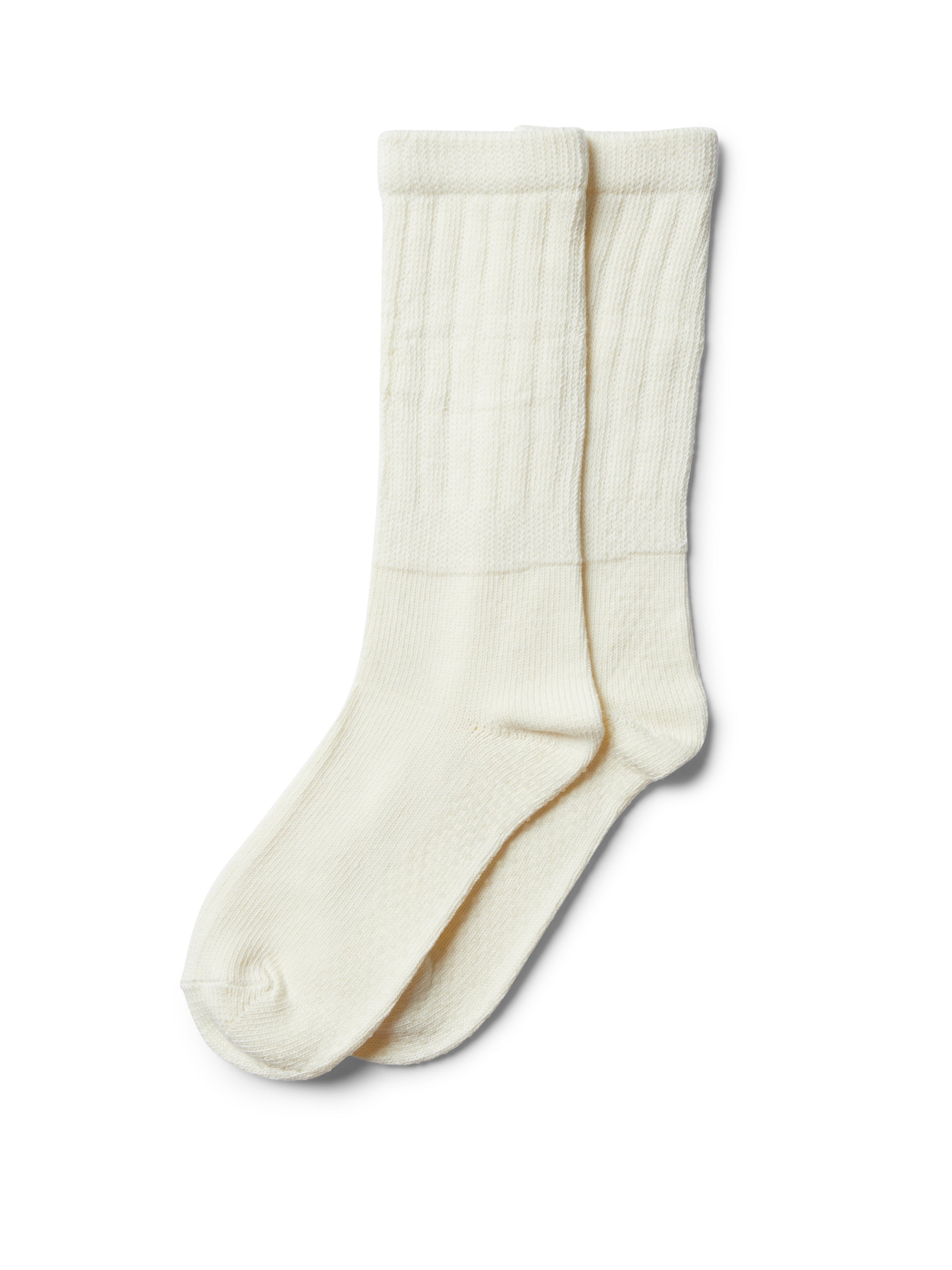 Scrunch Grip Sock - Cream