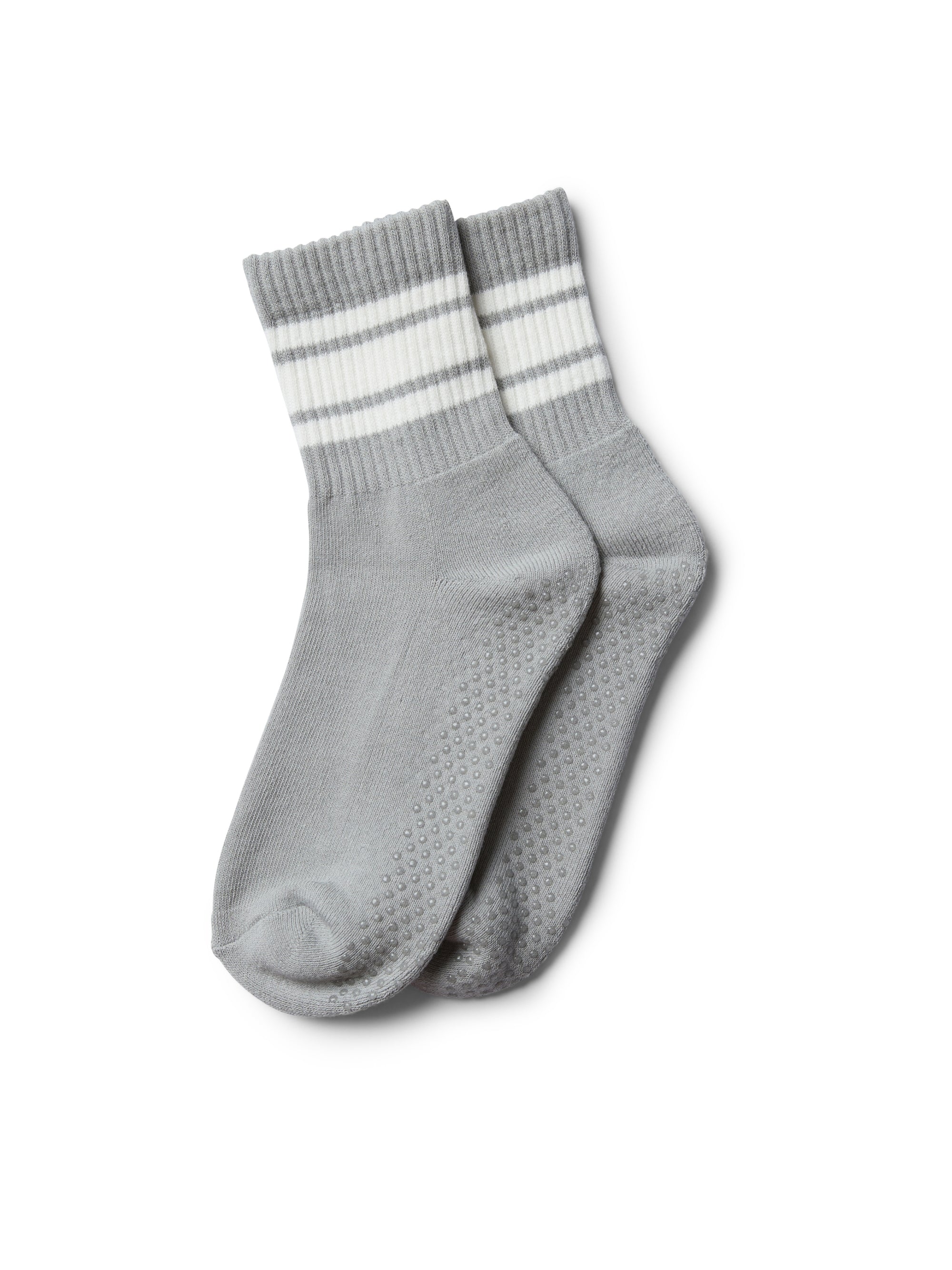 Retro Crew Grip Sock - Grey