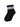 Retro Crew Grip Sock - Black