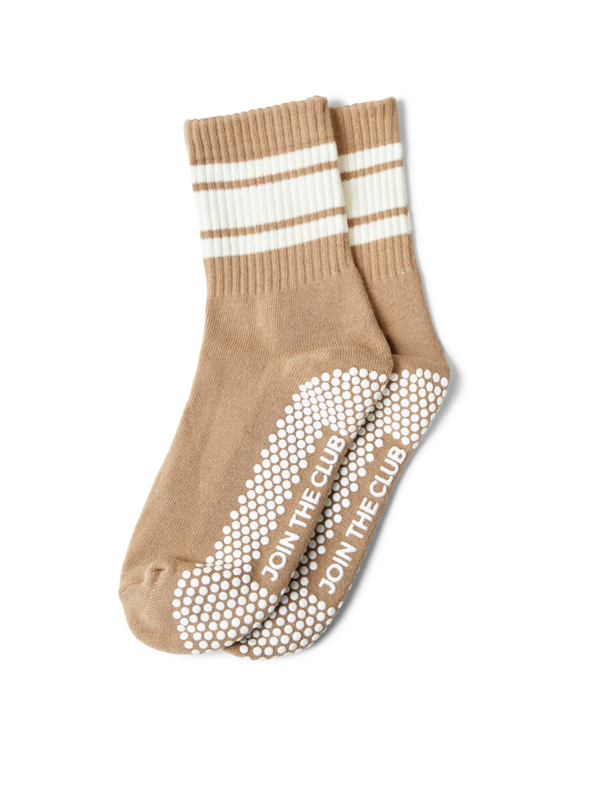 Retro Crew Grip Sock - Toffee