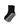 Scallop Edge Crew Grip Sock - Black