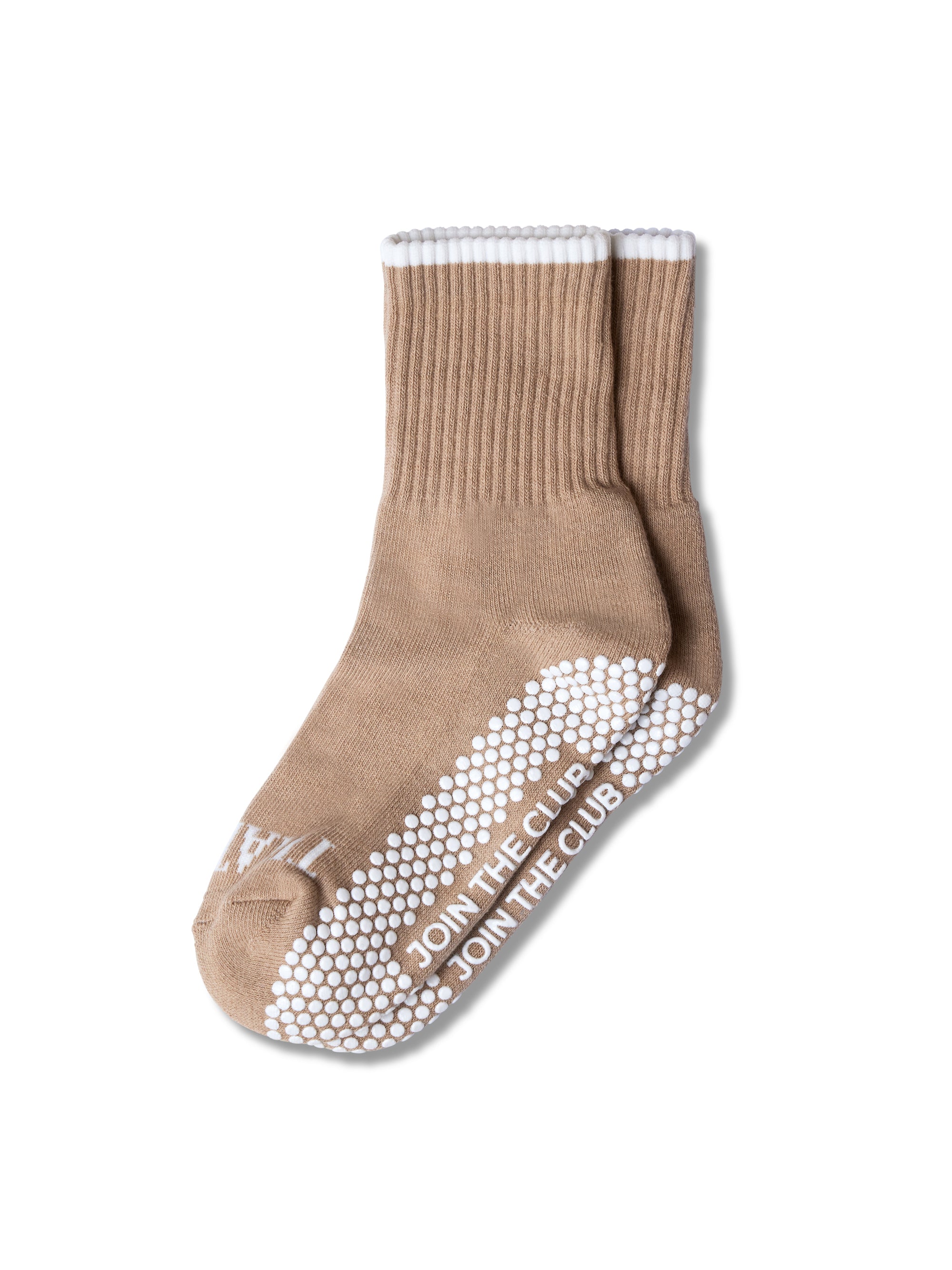 You Are That Girl Grip Sock - Beige