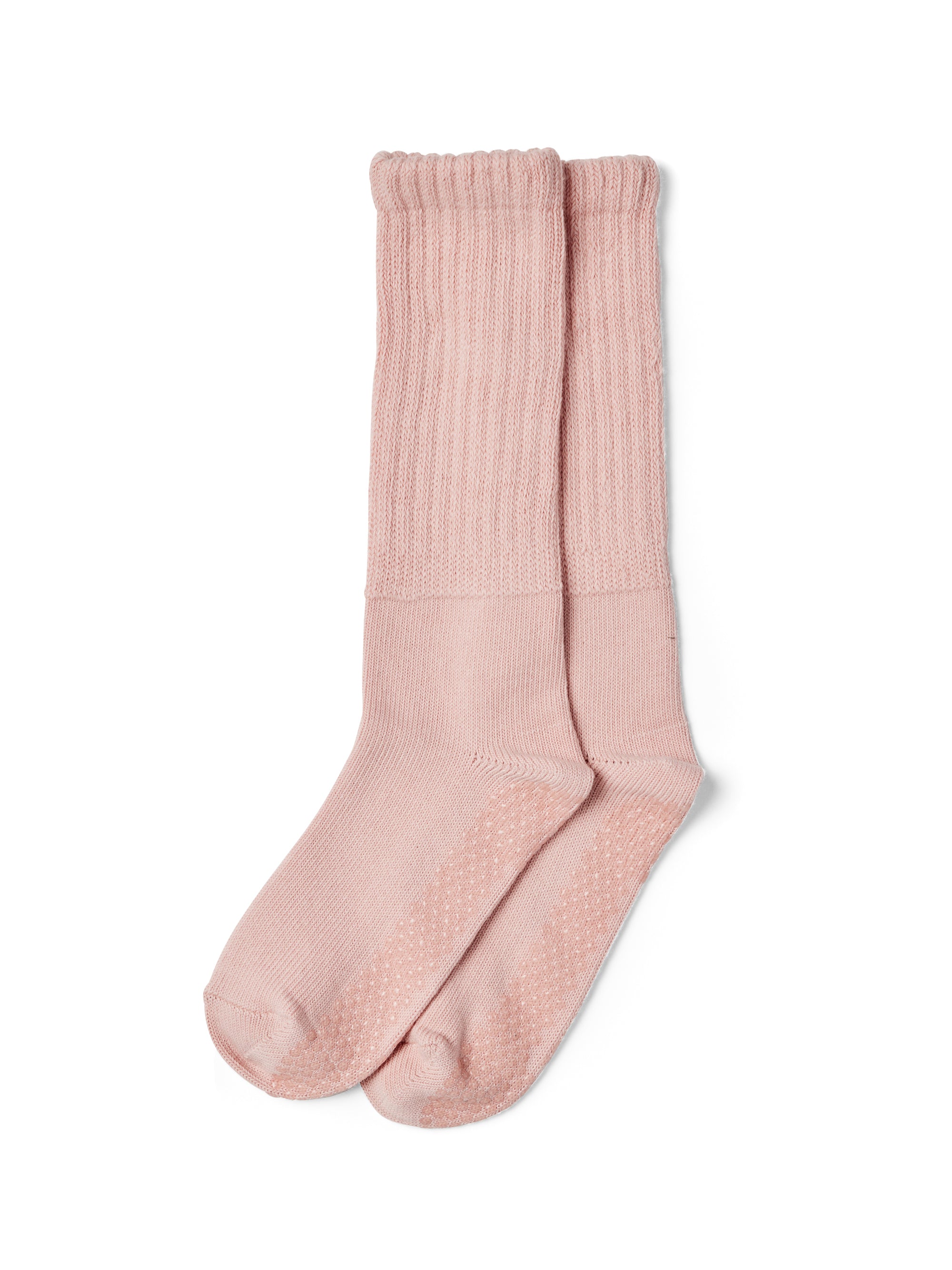 Scrunch Grip Sock - Blush