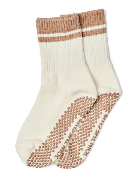 Classic Crew Grip Sock - Toffee