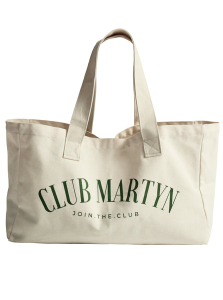 Club Martyn Tote Bag - Cream/Khaki