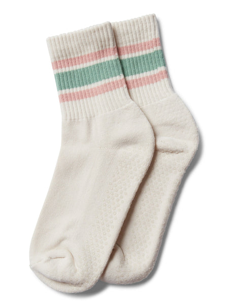 Retro Crew Grip Sock - Sage